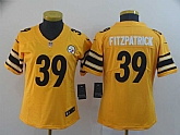 Women Nike Steelers 39 Minkah Fitzpatrick Yellow Inverted Legend Limited Jersey,baseball caps,new era cap wholesale,wholesale hats